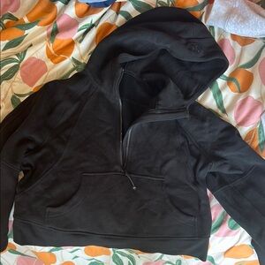 lululemon scuba half zip in black